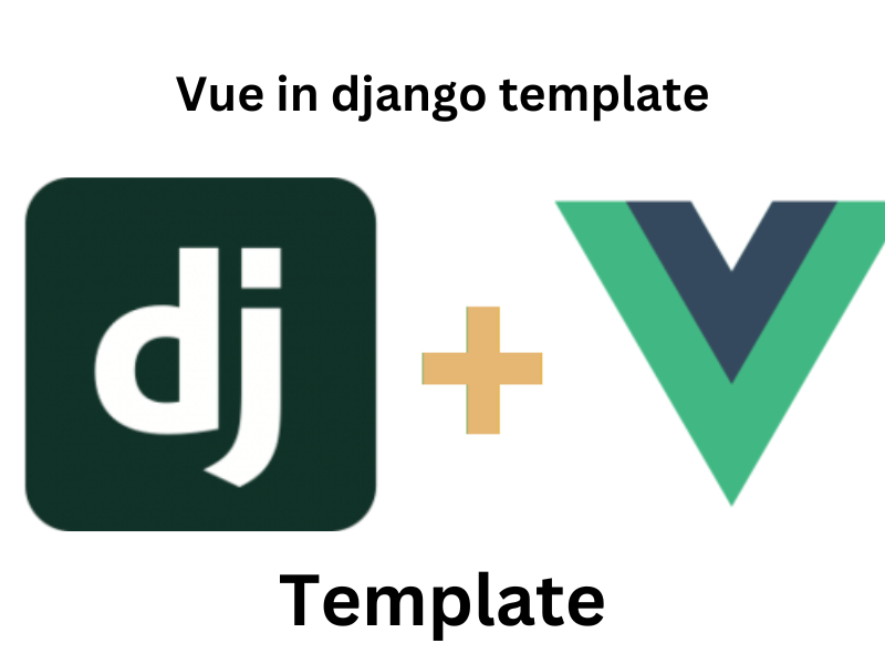 Vue use in django template