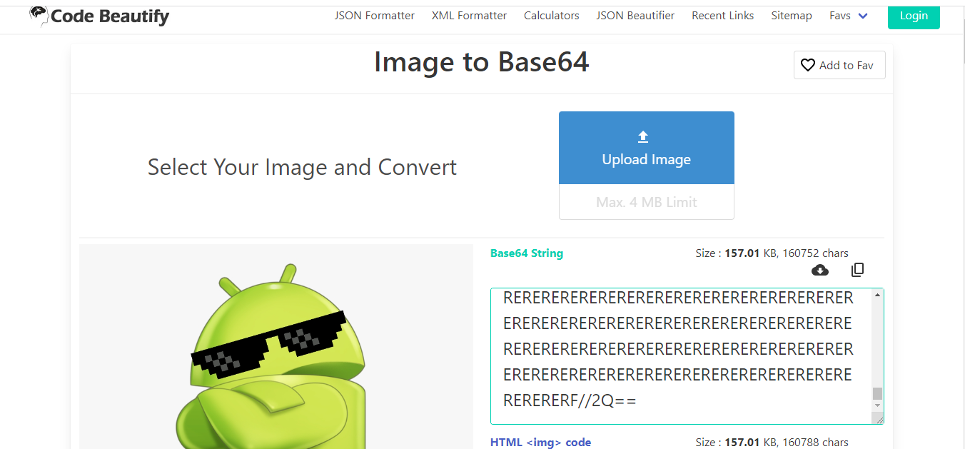 online image to base64 converter tools to generate base64 string for tesing API